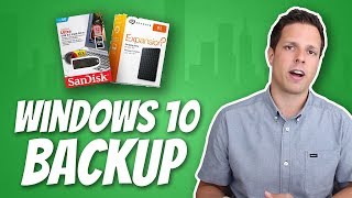 How to backup your stuff in Windows 10 [upl. by Enelrahs]