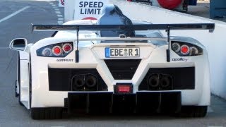 Gumpert Apollo S Sound  Start Ups Revs amp Fly Bys [upl. by Eusebio]