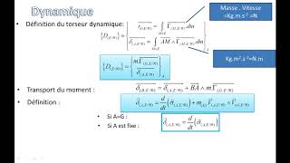 Torseur dynamique [upl. by Jane761]