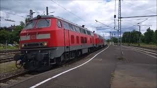 218 456 amp 218 476 Goppingen Hbf [upl. by Wrennie]