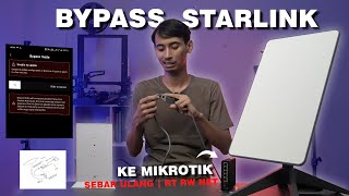 MEMPERLUAS WIFI STARLINK DENGAN ETHERNET amp DISHY ADAPTOR Bypass Mikrotik RT RW NET [upl. by Yelkao639]