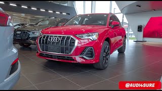 Unveiling the AllNew 2024 Audi Q3 in Progressive Red [upl. by Anelad365]