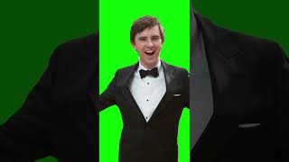 Freddie Highmore Posing on the Red Carpet Meme  Green Screen [upl. by Donahue]