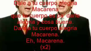 Los Del Rio La Macarena Full Spanish Version with Lyrics YouTube [upl. by Nelleeus]