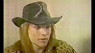 Axl Rose  Interview Tennessee 1987 Guns N Roses [upl. by Snowber]