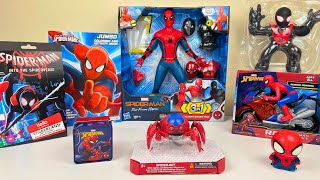 Marvel Spiderman Toys Unboxing Review l Spider Bot  Spiderman RC Motorcycle amp Spiderweb Launcher [upl. by Hueston17]