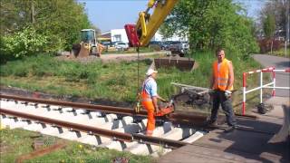 Tram Kassel  Bauarbeiten und Schienenersatzverkehr Baunatal 22270414 [upl. by Arema]