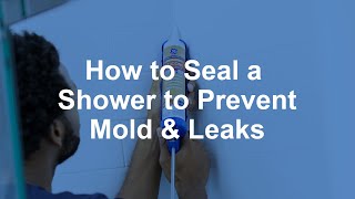 How to Caulk a Shower the Right Way to Prevent Mold amp Leaks [upl. by Largent]