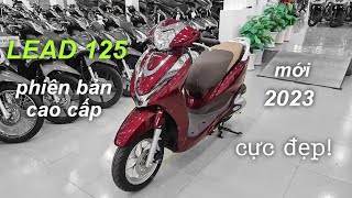 Honda LEAD 125 màu Đỏ PB cao cấp 2023 nguyên bản tại head Huỳnh Bạch Tùng 07022023 lead lead125 [upl. by Suryc]