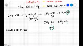 05 Addizione elettrofila degli alcheni [upl. by Rosella]