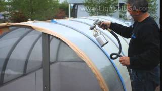 Stop Skylight Heat  Ways to apply Liquisol Solar Reflective Paint [upl. by Eiderf]