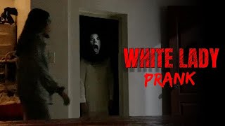 WHITE LADY PRANK SA TUKOMI HOUSE MUNTIK NG ATAKIHIN SI HIRO [upl. by Aruasor]