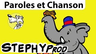 Chanson pour les toutpetits La Marche des Éléphants de Stéphy [upl. by Kalvn]