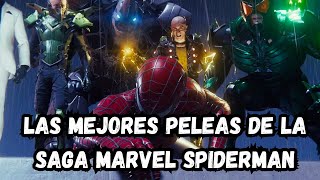 LAS MEJORES PELEAS DE LA SAGA MARVEL SPIDERMAN [upl. by Nura321]