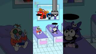 Baby Raven Vs Dr Babble Bowser12345 raven teentitansgo drbabble shorts [upl. by Dacey706]