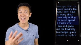 Best Teleprompter App for iOS and Android  Voice Tracking Feature Rocks  Prompt Smart Pro [upl. by Naed]