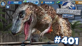 UNLOCKING LYTHRONAX  Jurassic World  The Game  Ep401 HD [upl. by Duncan]