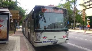 EMT Málaga 608  Irisbus Iveco Citelis Art Hispano Habit  Avenida de Andalucía  Rotonda [upl. by Sousa]