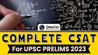 Important Message  Complete CSAT For UPSC Prelims 2023  UPSC 2023  24  OnlyIAS [upl. by Anahpets]