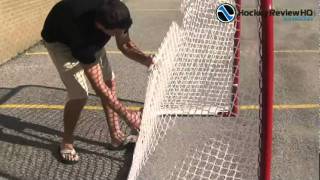 EZ Goal Hockey Net Review from HockeyShotcom [upl. by Furr890]