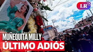 MUÑEQUITA MILLY entierro de cantante en cementerio de Juliaca EnVivoLR [upl. by Epul]