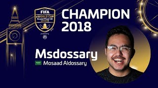 FIFA 18 FIFA eWorld Cup Grand Final London 🏆 MSdossary vs StefanoPinna [upl. by Boland]