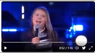 CRINGE Greta Thunberg Sings quotNever Gonna Give You Upquot [upl. by Diraf157]