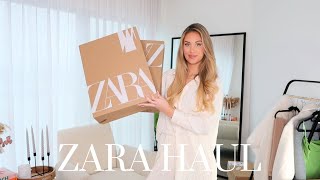 HUGE ZARA HAUL 2024  NEW IN FEBRUARY TRY ON [upl. by Scoles843]