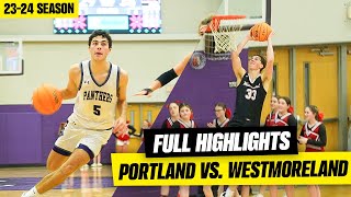 Portland vs Westmoreland High School  FULL GAME HIGHLIGHTS 12162023 [upl. by Naerol160]