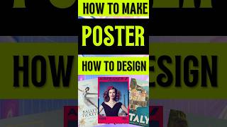 How to Design Creative Posters in Canva in 1 Minute short shortvideo [upl. by Artenahs]