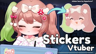 Turning VTUBERS INTO STICKERS [upl. by Kaczer]