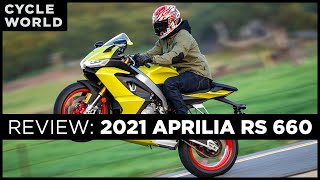 2021 Aprilia RS 660 Road Test Review [upl. by Trisha]