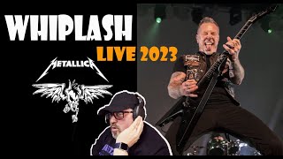 FIRST TIME SEEING METALLICA WHIPLASH LIVE 2023 [upl. by Eicyac]