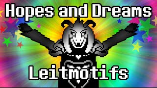 Undertale  All leitmotifs in Hopes and Dreams  1 YEAR ANNIVERSARY [upl. by Giverin]