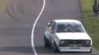 Mad Ford Escort MkII Hill Climb drifting [upl. by Aehcsrop203]