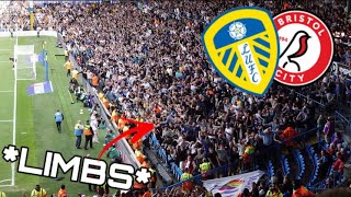 INSANE LIMBS and the BEST ATMOSPHERE IN ENGLAND  Leeds United 21 Bristol City VLOG [upl. by Ahsirtak]