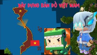 MINI WORLD sinh tồn 300 ngày hành trình xây dựngbản đồ Việt Nam trong mini world [upl. by Mignon]