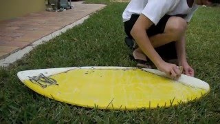 How To Wax A Skimboard [upl. by Ecirpak]