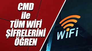 CMD ile Wifi Şifresi Öğrenme İKİ KOMUTLA TÜM WİFİ ŞİFRELERİNİ GÖR [upl. by Zeph]