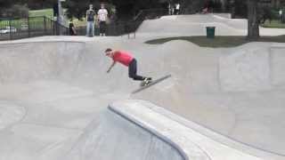 Skateboarding at the Two Rivers Skate park in Nashville Tennessee [upl. by Gautious]