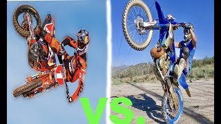 RYAN DUNGEY VS JOEY MAC BATTLE AT THE TRACK [upl. by Ettennaej]