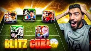 I PLAYED WITH A FULL TEAM OF BLITZ CURL PLAYERS AND IT WAS UNSTOPPABLE 🥶 efootball 25 mobile [upl. by Nhojleahcim]