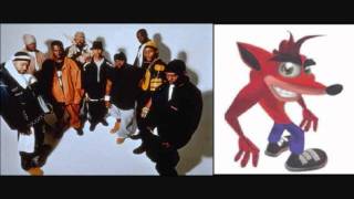 Gravel Warp Room WuTang Can Vs Crash Bandicoot Warped Masdamind Mashup [upl. by Aileno]