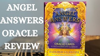 Angel Answers Oracle Cards Review and Flip Through [upl. by Rabah]