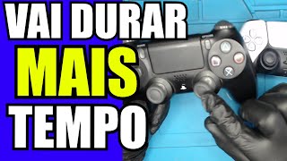 FAÇA ISSO E SEU CONTROLE DE PS4 E PS5 VAI DURAR MAIS TEMPO [upl. by Frances]