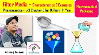 Filter Media Filter Aid Characteristics amp Example  Filtration amp Clarification  L3 Chapter8 [upl. by Nettirb375]