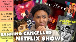 Ranking CANCELLED Netflix Shows bc some just werent that good lol [upl. by Wakerly]