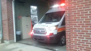 Cataldo EMS ambulance responding in Newton [upl. by Sigismundo]