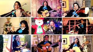 Feliz Navidad  Mariachi Divas De Cindy Shea Zoom Style Official Music Video 2020 [upl. by Akerdal472]