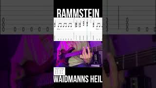 RammsteinWaidmanns Heil rammstein guitar music guitarplayer [upl. by Binky]